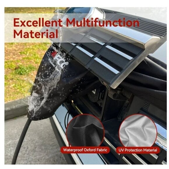 WOLFCAR EV Charger Cover, Waterproof EV Charging Port Cover Outdoor, Double-Side - Picture 2 of 8